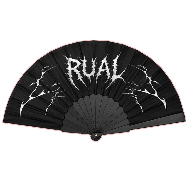 RUALWEAR Original folding rave fan
